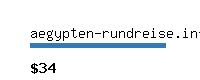 aegypten-rundreise.info Website value calculator