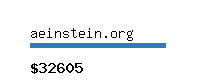 aeinstein.org Website value calculator