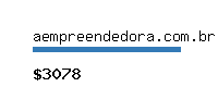 aempreendedora.com.br Website value calculator