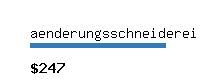 aenderungsschneiderei.com Website value calculator