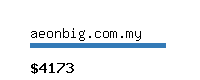 aeonbig.com.my Website value calculator
