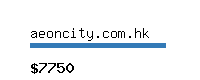 aeoncity.com.hk Website value calculator