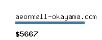 aeonmall-okayama.com Website value calculator