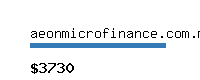 aeonmicrofinance.com.mm Website value calculator