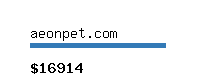 aeonpet.com Website value calculator