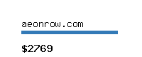 aeonrow.com Website value calculator