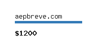 aepbreve.com Website value calculator