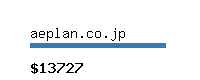 aeplan.co.jp Website value calculator