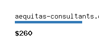 aequitas-consultants.com Website value calculator