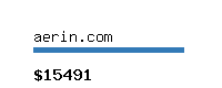 aerin.com Website value calculator