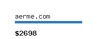 aerme.com Website value calculator