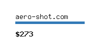 aero-shot.com Website value calculator