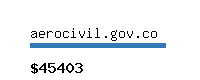 aerocivil.gov.co Website value calculator