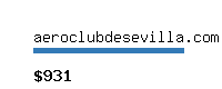 aeroclubdesevilla.com Website value calculator