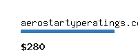 aerostartyperatings.com Website value calculator