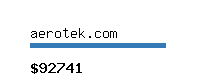 aerotek.com Website value calculator