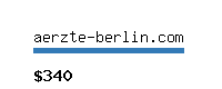 aerzte-berlin.com Website value calculator