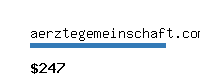 aerztegemeinschaft.com Website value calculator