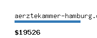 aerztekammer-hamburg.org Website value calculator