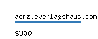 aerzteverlagshaus.com Website value calculator