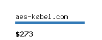 aes-kabel.com Website value calculator