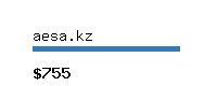 aesa.kz Website value calculator