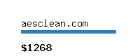 aesclean.com Website value calculator