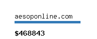 aesoponline.com Website value calculator