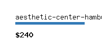 aesthetic-center-hamburg.com Website value calculator