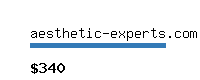 aesthetic-experts.com Website value calculator