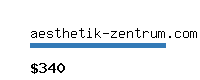 aesthetik-zentrum.com Website value calculator