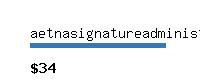 aetnasignatureadministrators.com Website value calculator