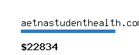 aetnastudenthealth.com Website value calculator