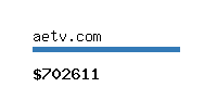 aetv.com Website value calculator