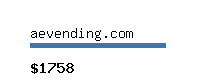 aevending.com Website value calculator