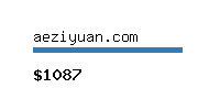 aeziyuan.com Website value calculator