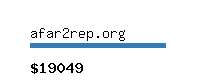 afar2rep.org Website value calculator