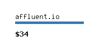 affluent.io Website value calculator