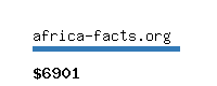 africa-facts.org Website value calculator