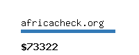 africacheck.org Website value calculator