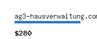 ag3-hausverwaltung.com Website value calculator