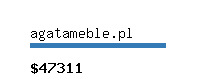 agatameble.pl Website value calculator