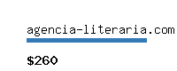 agencia-literaria.com Website value calculator