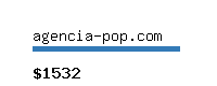 agencia-pop.com Website value calculator