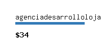 agenciadesarrolloloja.com Website value calculator