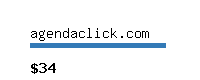 agendaclick.com Website value calculator