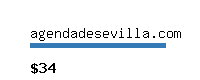 agendadesevilla.com Website value calculator