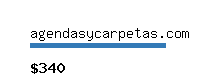 agendasycarpetas.com Website value calculator