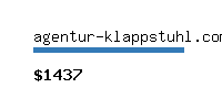 agentur-klappstuhl.com Website value calculator