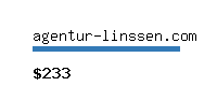 agentur-linssen.com Website value calculator